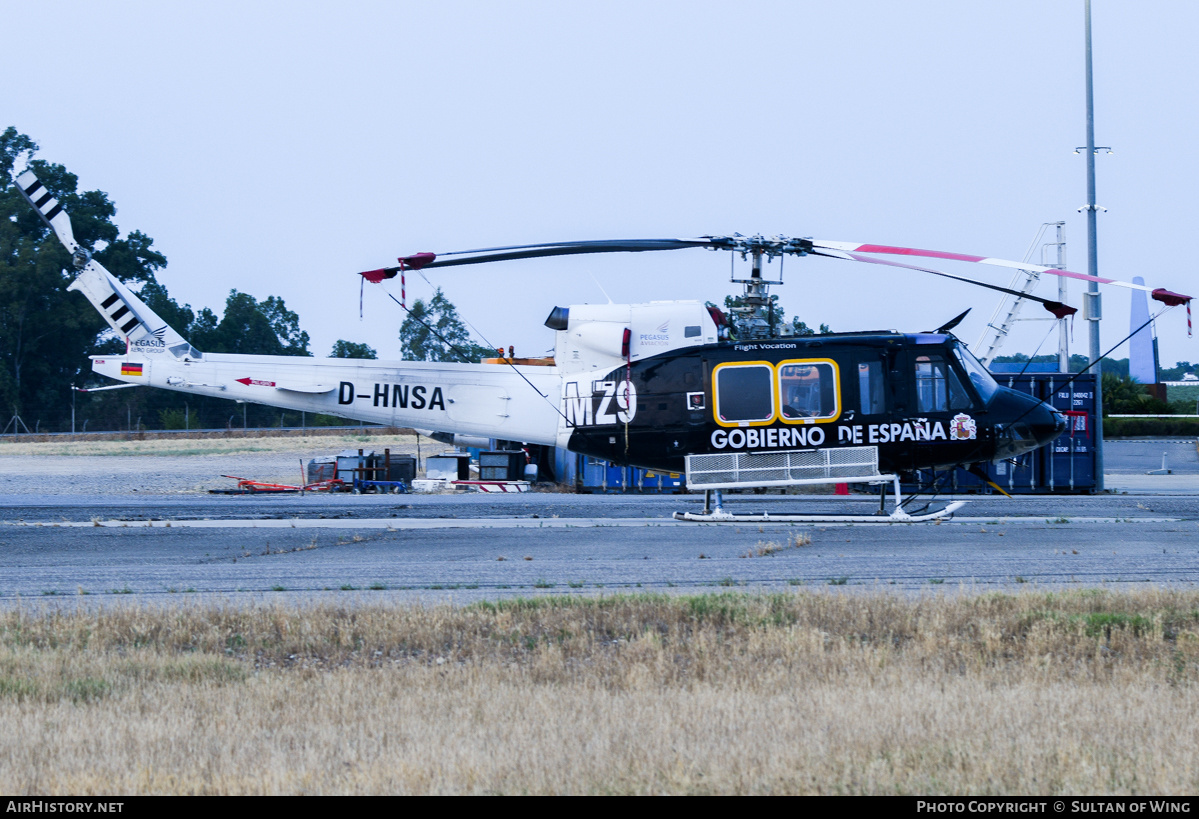 Aircraft Photo of D-HNSA | Bell 412EP | Pegasus Aviación | AirHistory.net #849239