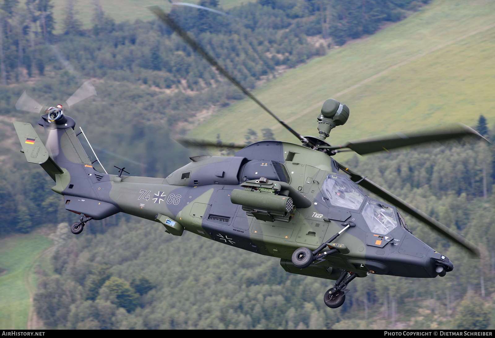 Aircraft Photo of 7466 | Eurocopter EC-665 Tiger UHT | Germany - Army | AirHistory.net #849259