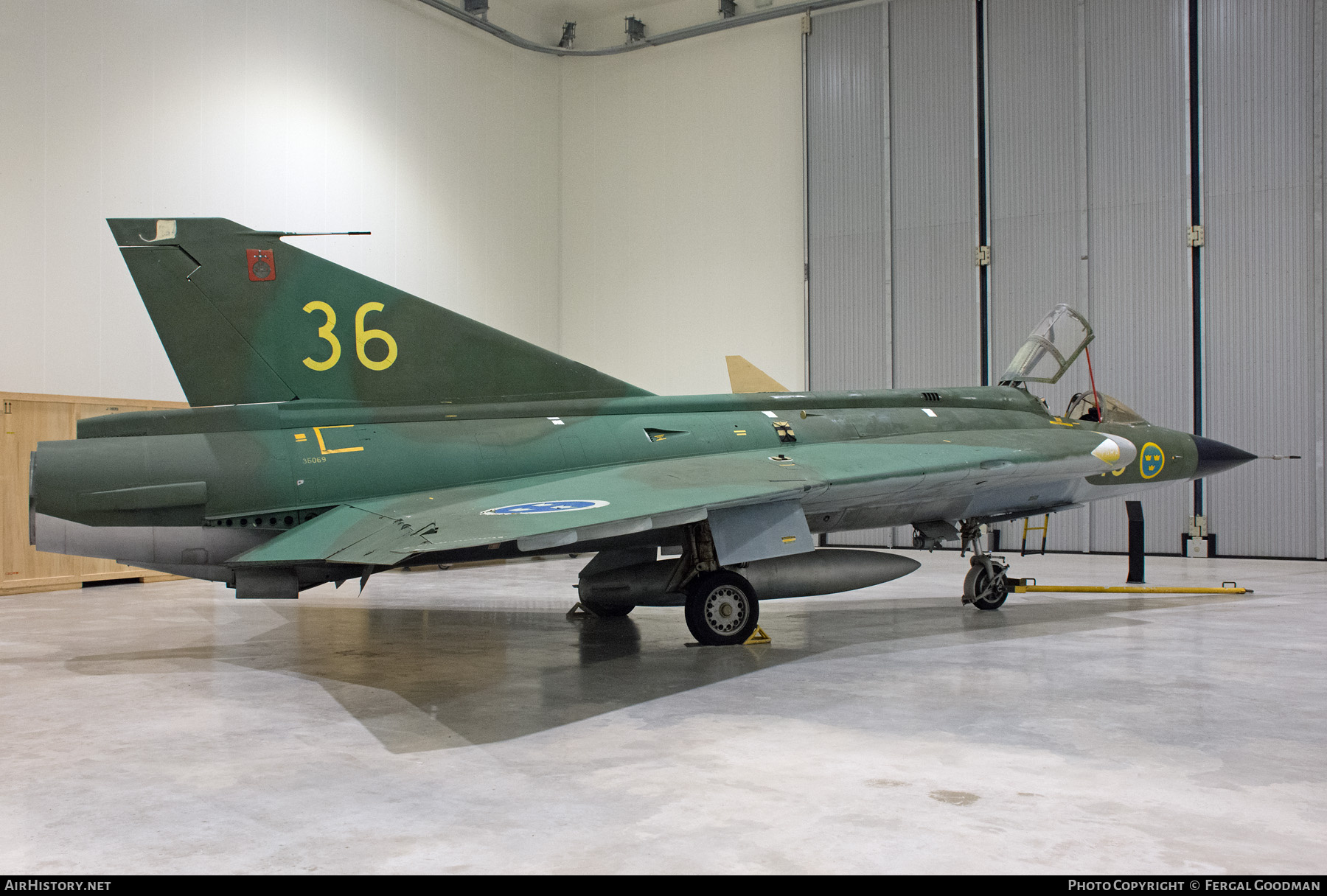 Aircraft Photo of 35069 | Saab J35A Draken | Sweden - Air Force | AirHistory.net #849303