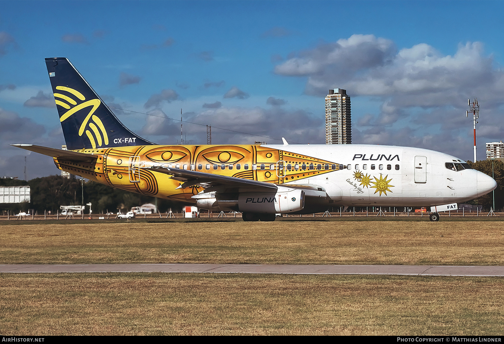 Aircraft Photo of CX-FAT | Boeing 737-2Q8/Adv | PLUNA Líneas Aéreas Uruguayas | AirHistory.net #849306