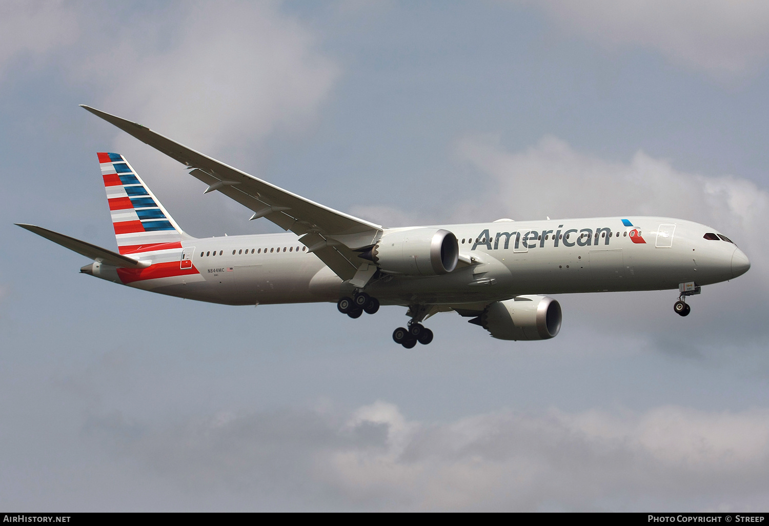 Aircraft Photo of N844MC | Boeing 787-9 Dreamliner | American Airlines | AirHistory.net #849451