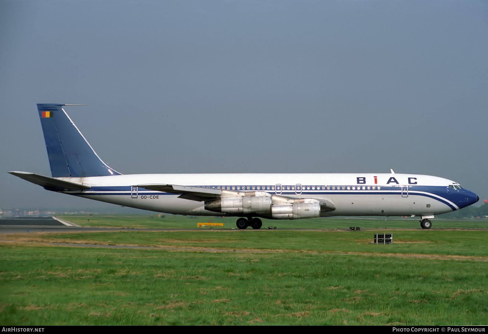 Aircraft Photo of OO-CDE | Boeing 707-365C | BIAC - Belgian International Air Carriers | AirHistory.net #849476