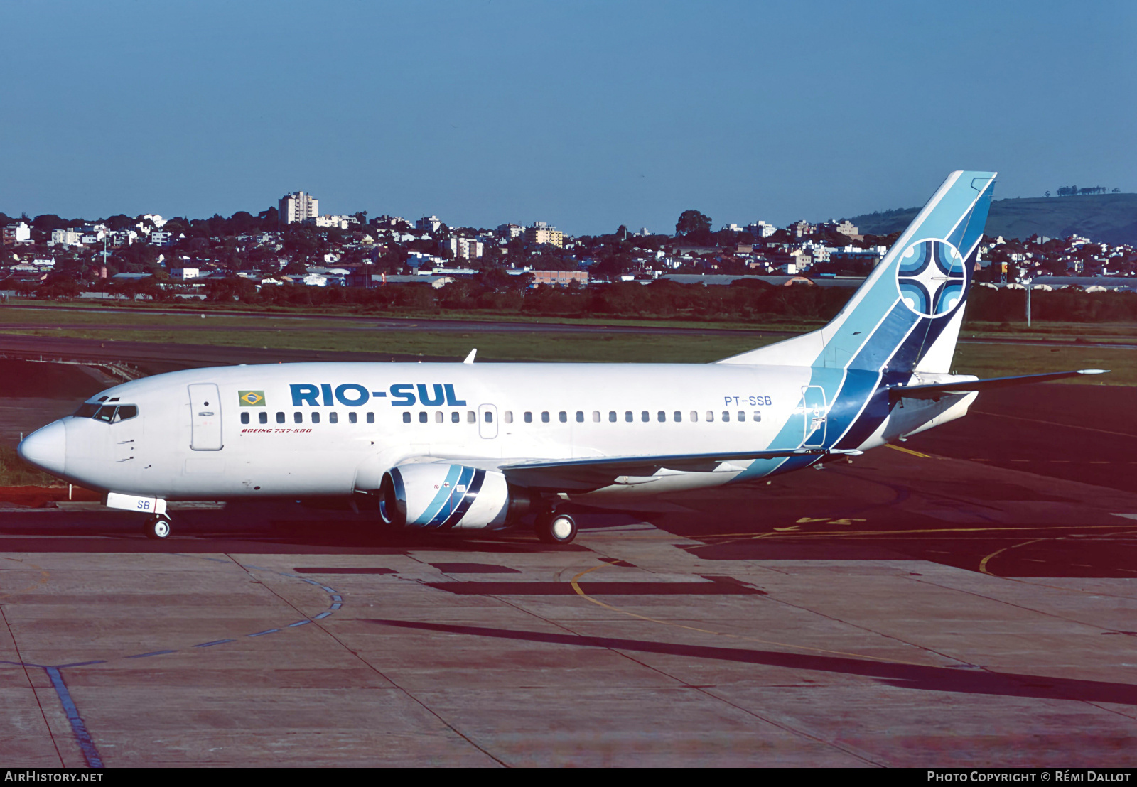 Aircraft Photo of PT-SSB | Boeing 737-5Q8 | Rio-Sul | AirHistory.net #849487