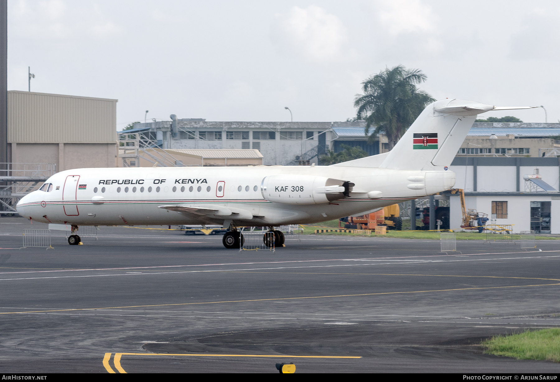 Aircraft Photo of KAF308 | Fokker 70 (F28-0070) | Kenya - Air Force | AirHistory.net #849495