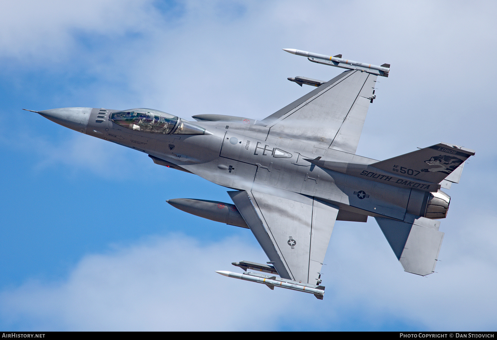 Aircraft Photo of 88-0507 / AF88-507 | General Dynamics F-16CM Fighting Falcon | USA - Air Force | AirHistory.net #849519