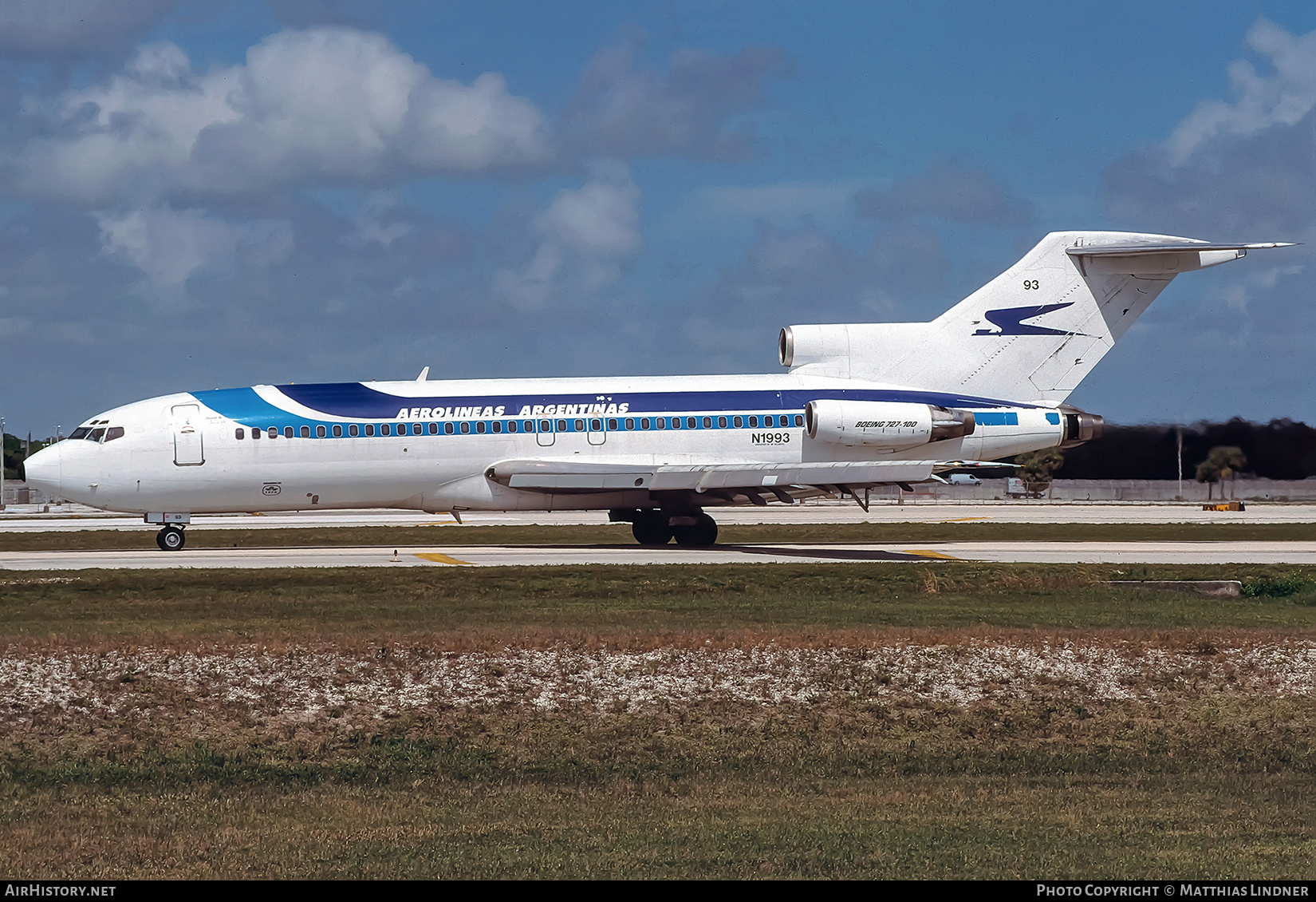 Aircraft Photo of N1993 | Boeing 727-23 | Aerolíneas Argentinas | AirHistory.net #849541