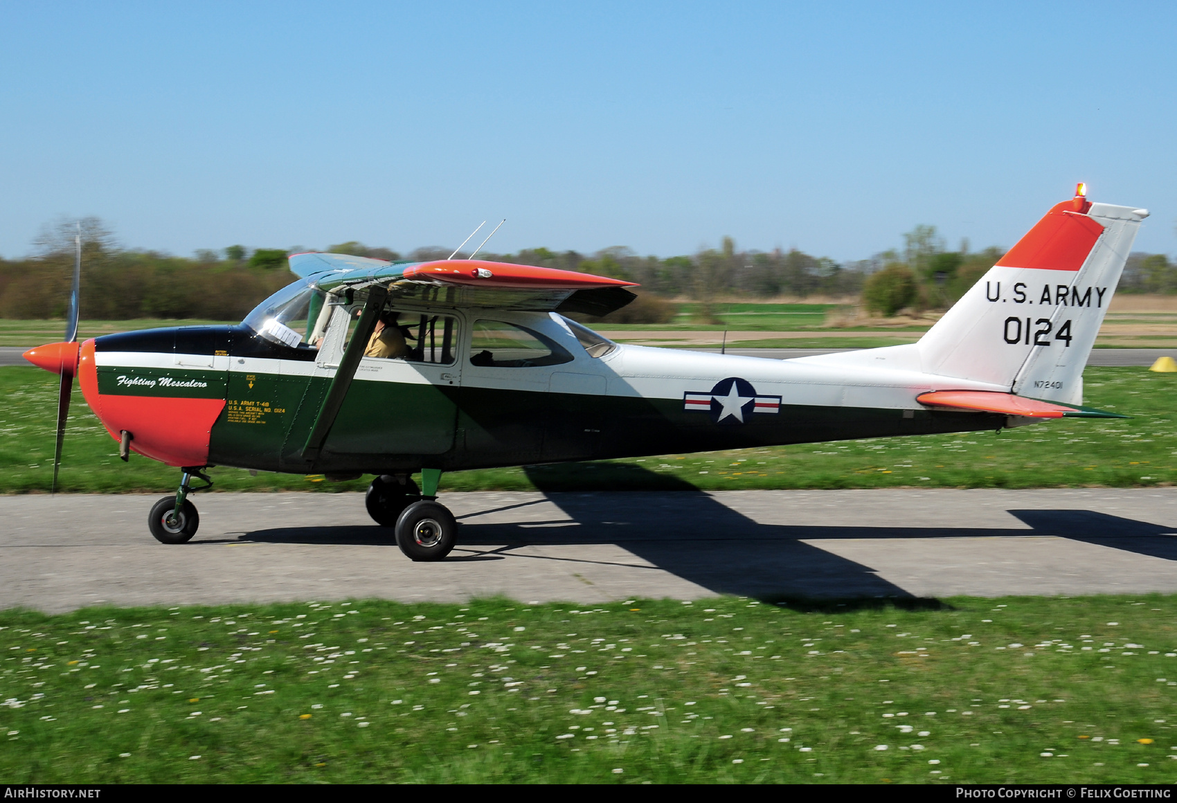 Aircraft Photo of N72401 | Reims F172F Skyhawk | USA - Army | AirHistory.net #849628
