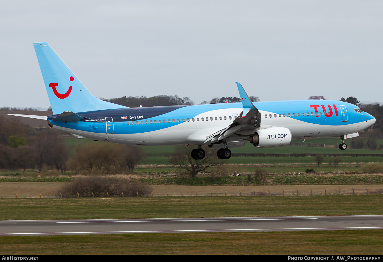 Aircraft Photo of G-TAWV | Boeing 737-8K5 | TUI | AirHistory.net #849681