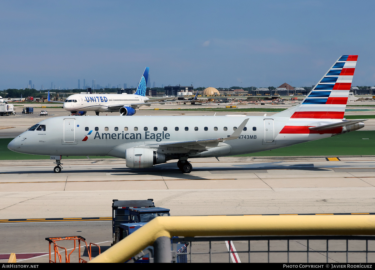 Aircraft Photo of N743MB | Embraer 170SU (ERJ-170-100SU) | American Eagle | AirHistory.net #849686