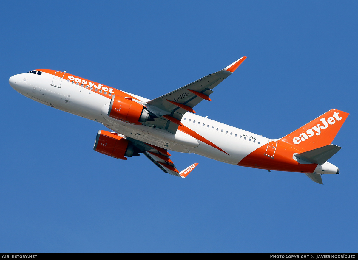 Aircraft Photo of G-UZEG | Airbus A320-251N | EasyJet | AirHistory.net #849716