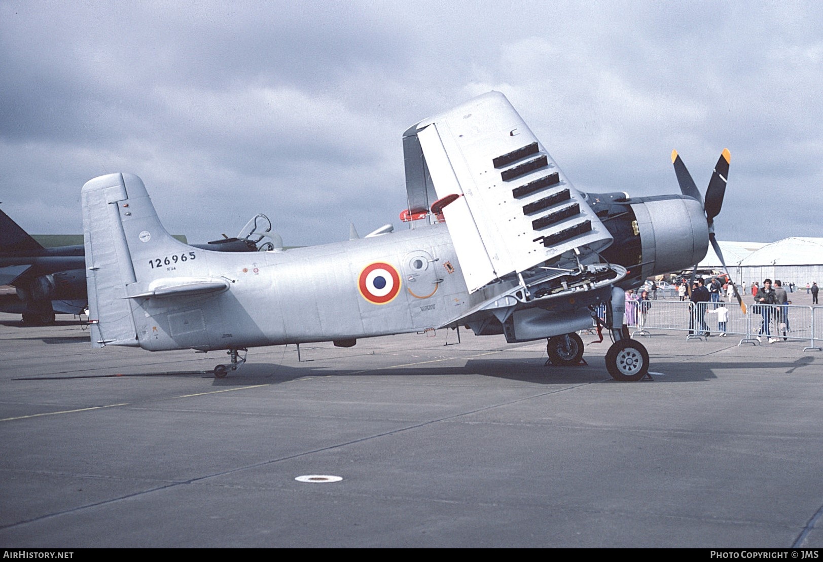 Aircraft Photo of 126965 | Douglas A-1D Skyraider (AD-4NA) | France - Air Force | AirHistory.net #849753