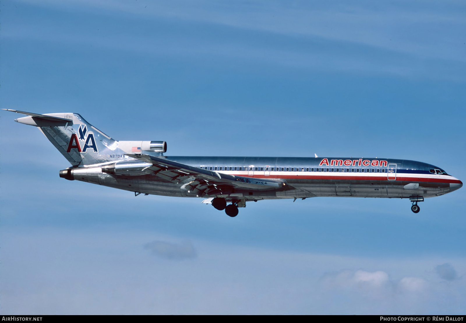 Aircraft Photo of N870AA | Boeing 727-223/Adv | American Airlines | AirHistory.net #849771