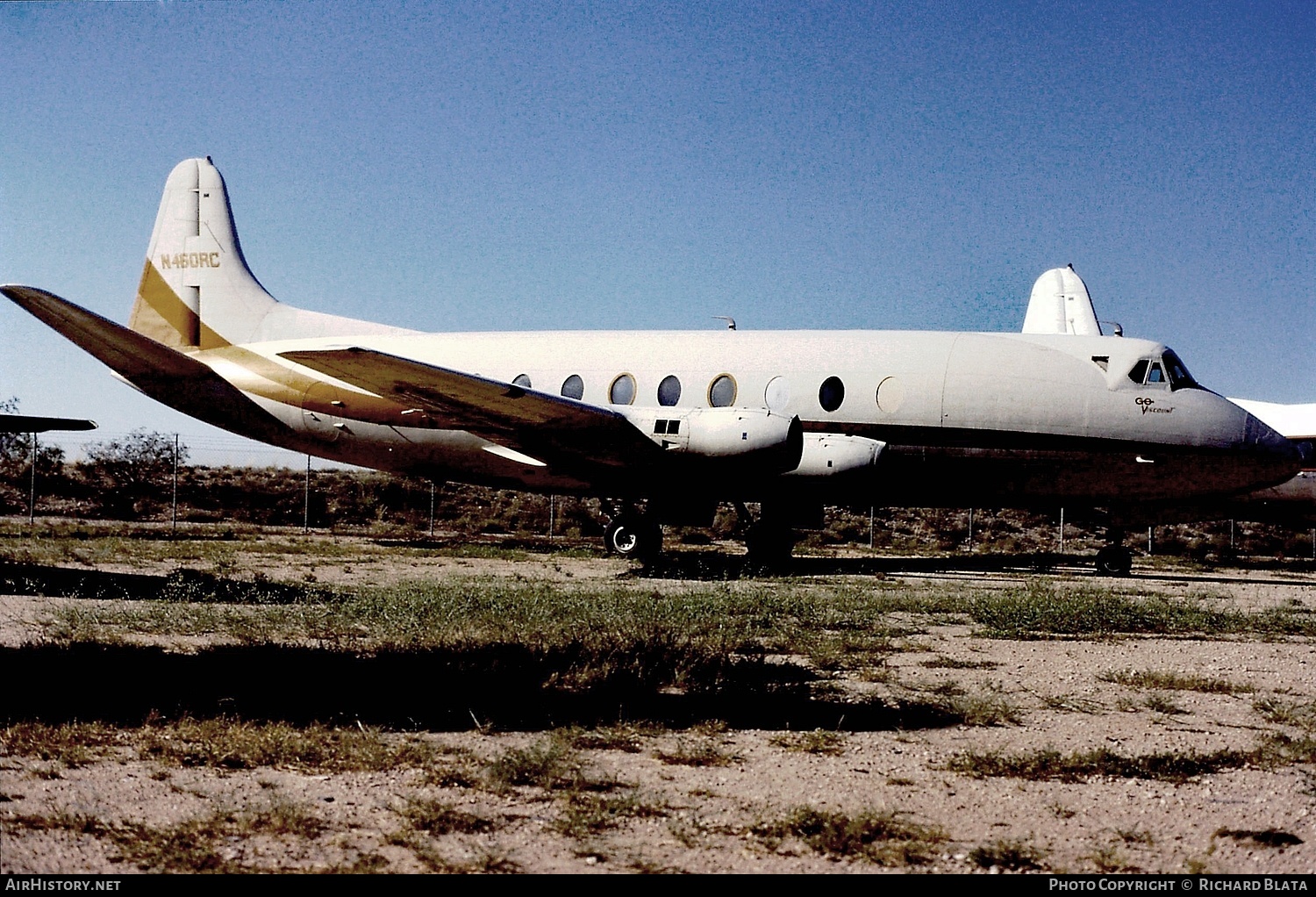 Aircraft Photo of N460RC | Vickers 745D Viscount | Go Transportation | AirHistory.net #849819