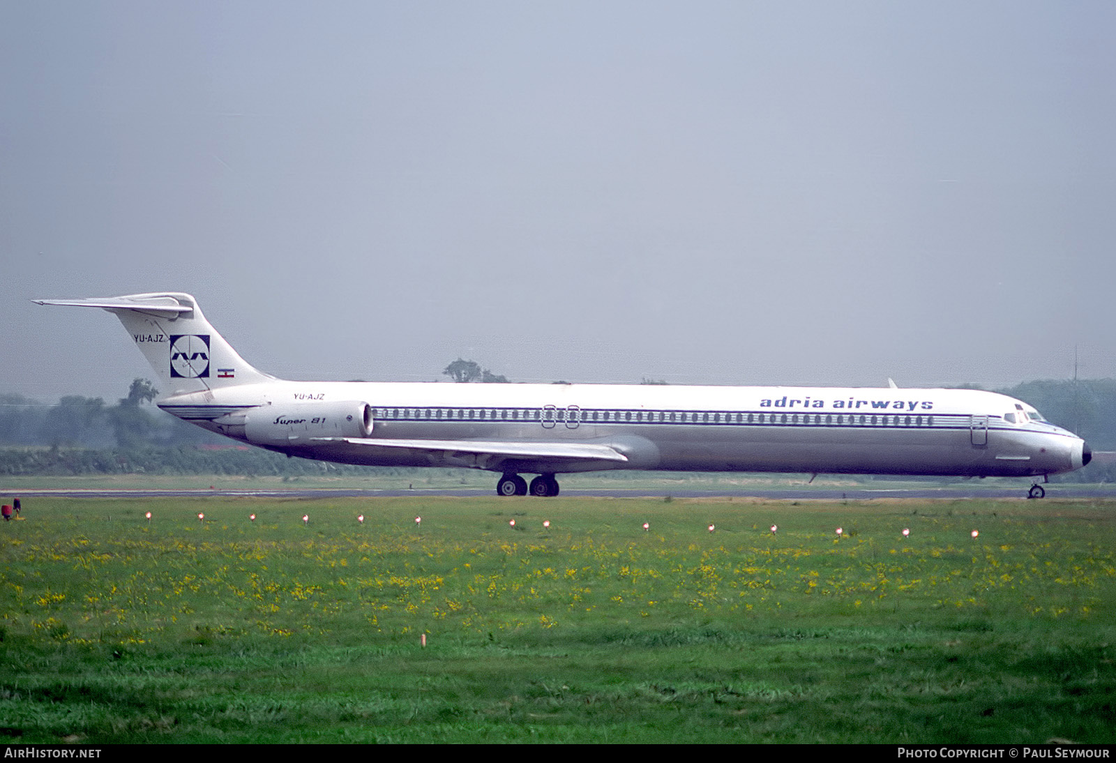 Aircraft Photo of YU-AJZ | McDonnell Douglas MD-81 (DC-9-81) | Adria Airways | AirHistory.net #849854