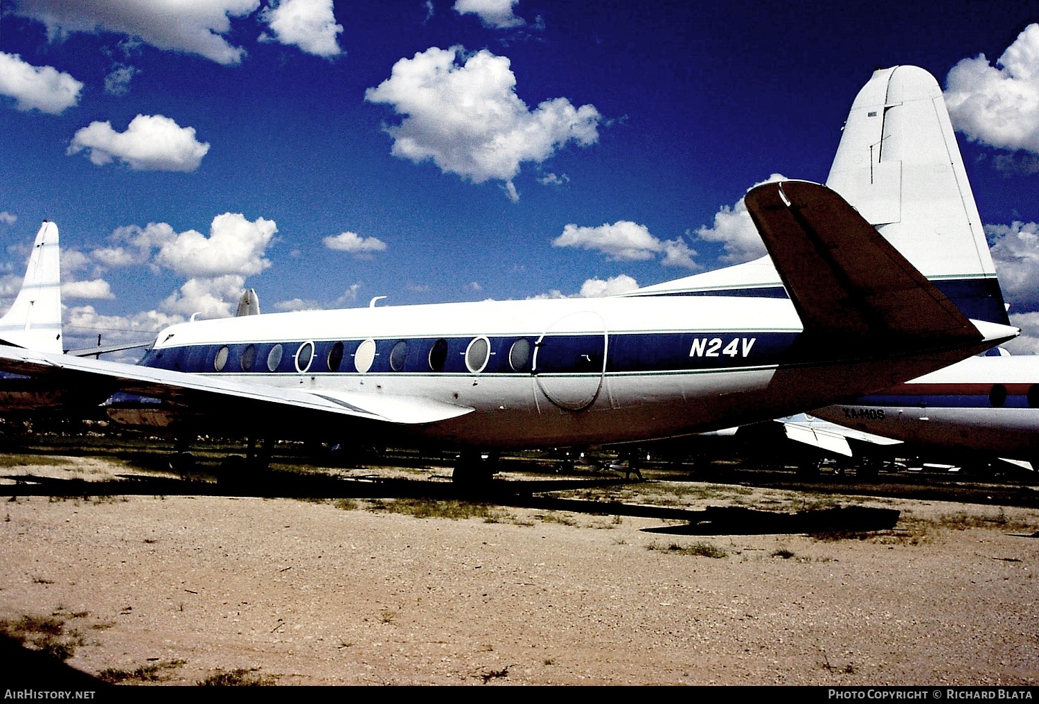 Aircraft Photo of N24V | Vickers 745D Viscount | Go Transportation | AirHistory.net #849889