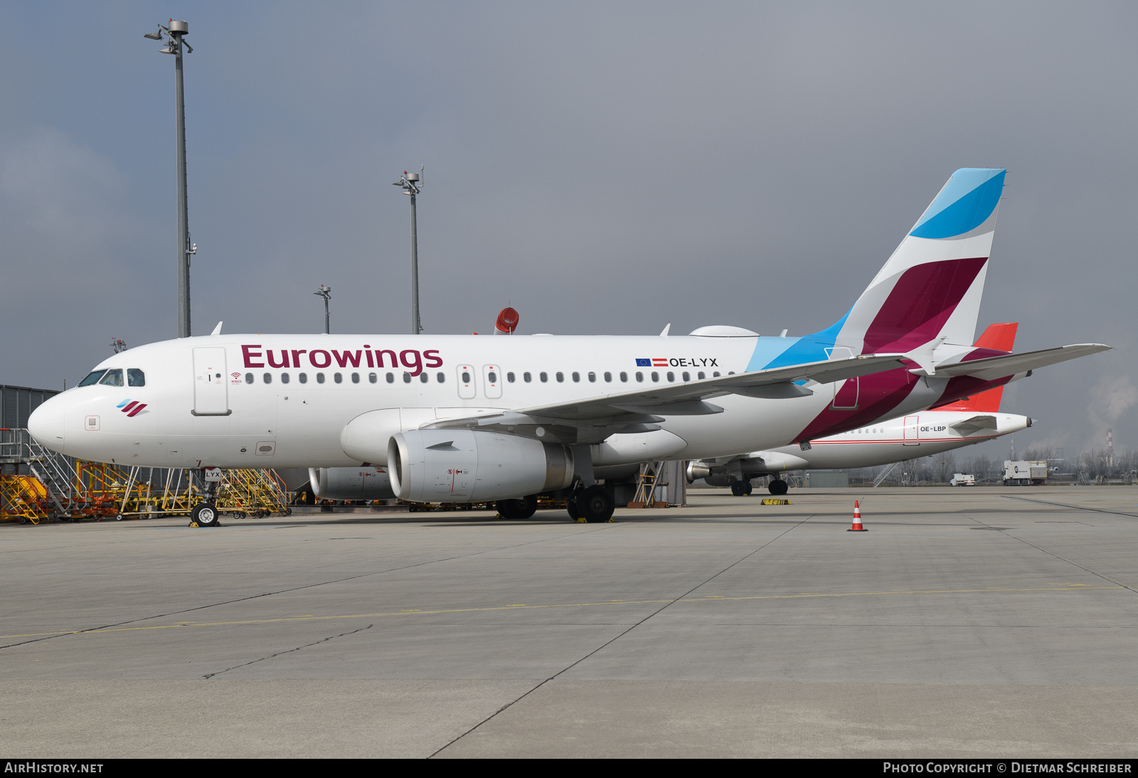 Aircraft Photo of OE-LYX | Airbus A319-132 | Eurowings | AirHistory.net #849891