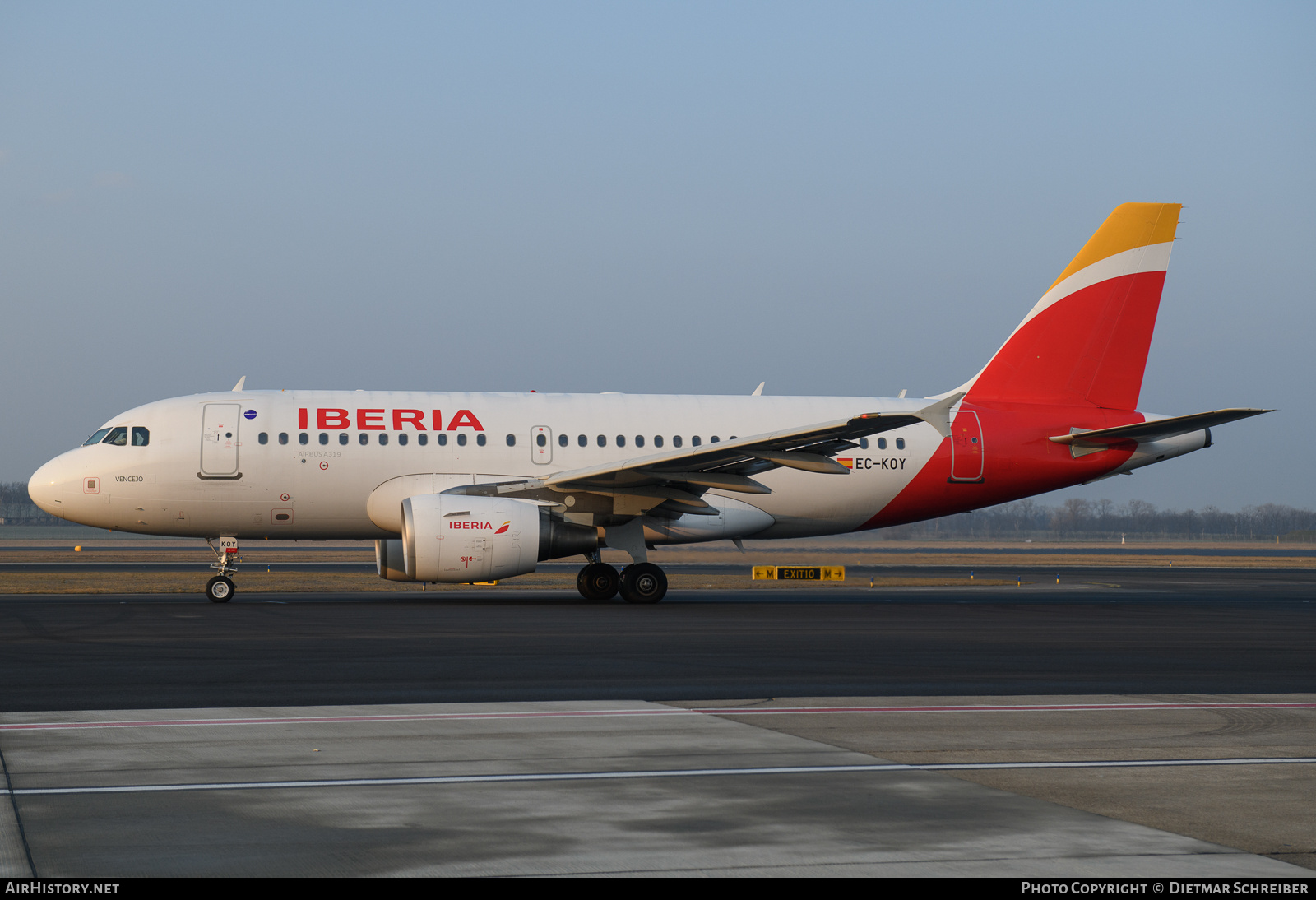 Aircraft Photo of EC-KOY | Airbus A319-111 | Iberia | AirHistory.net #849897