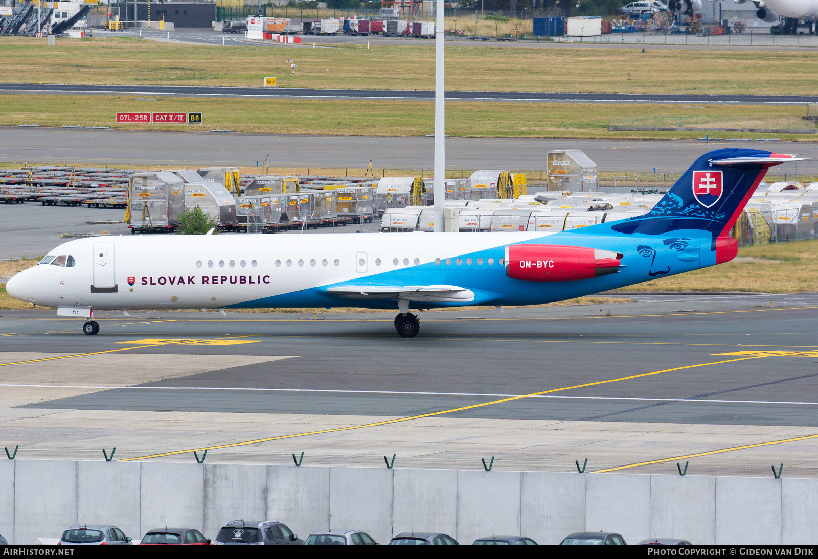 Aircraft Photo of OM-BYC | Fokker 100 (F28-0100) | Slovakia - Government | AirHistory.net #849909