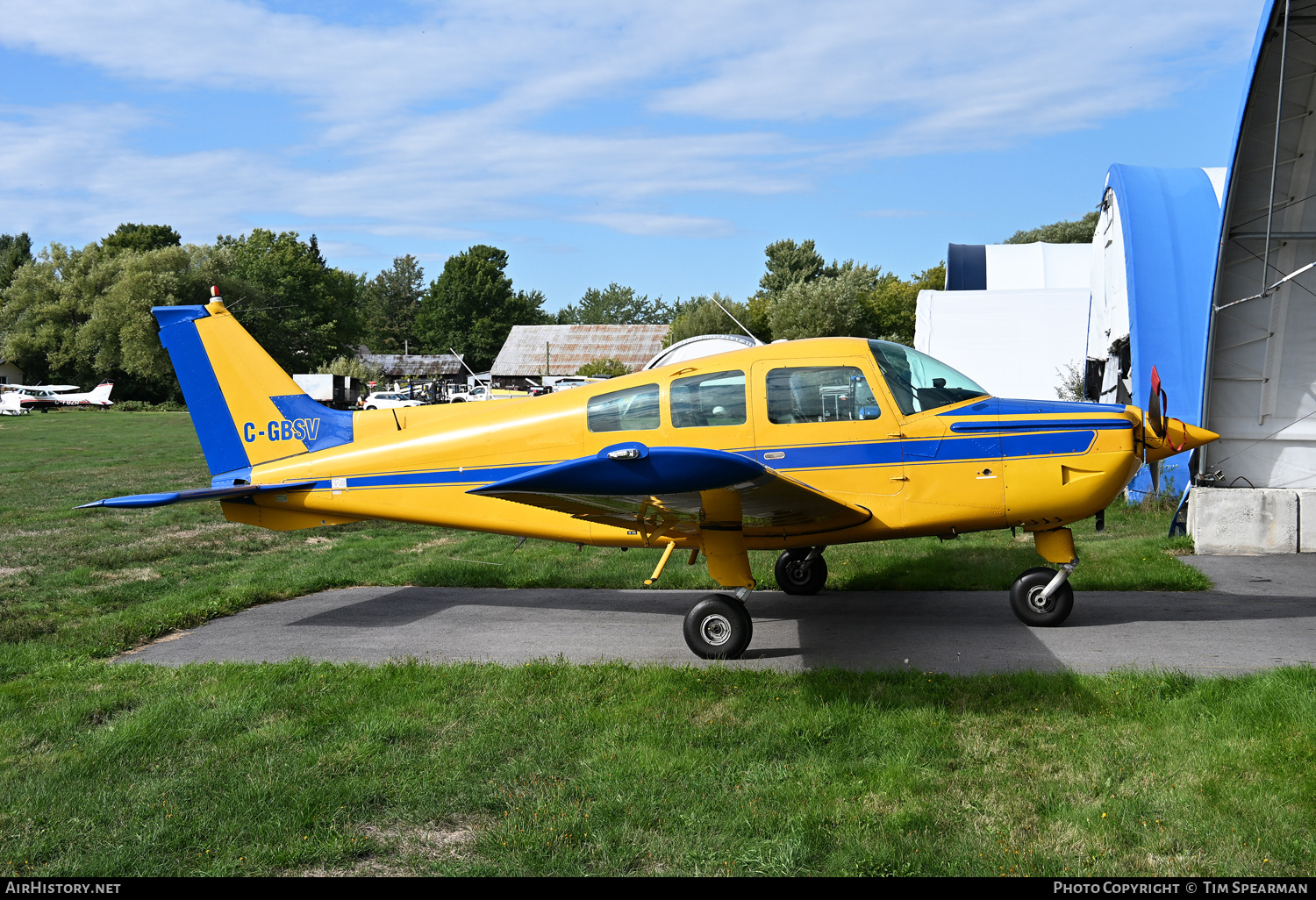 Aircraft Photo of C-GBSV | Beech C23 Sundowner 180 | AirHistory.net #849925