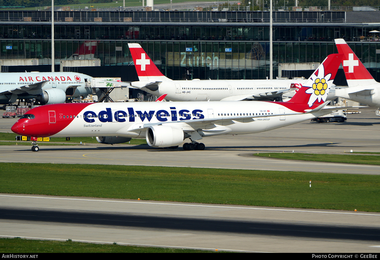 Aircraft Photo of HB-IHC | Airbus A350-941 | Edelweiss Air | AirHistory.net #849955
