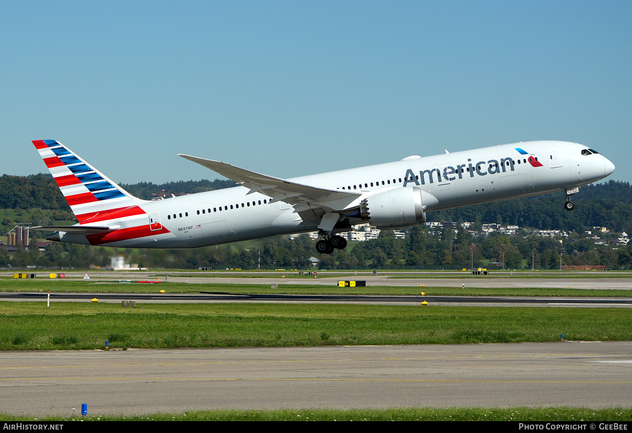 Aircraft Photo of N847MF | Boeing 787-9 Dreamliner | American Airways | AirHistory.net #849966