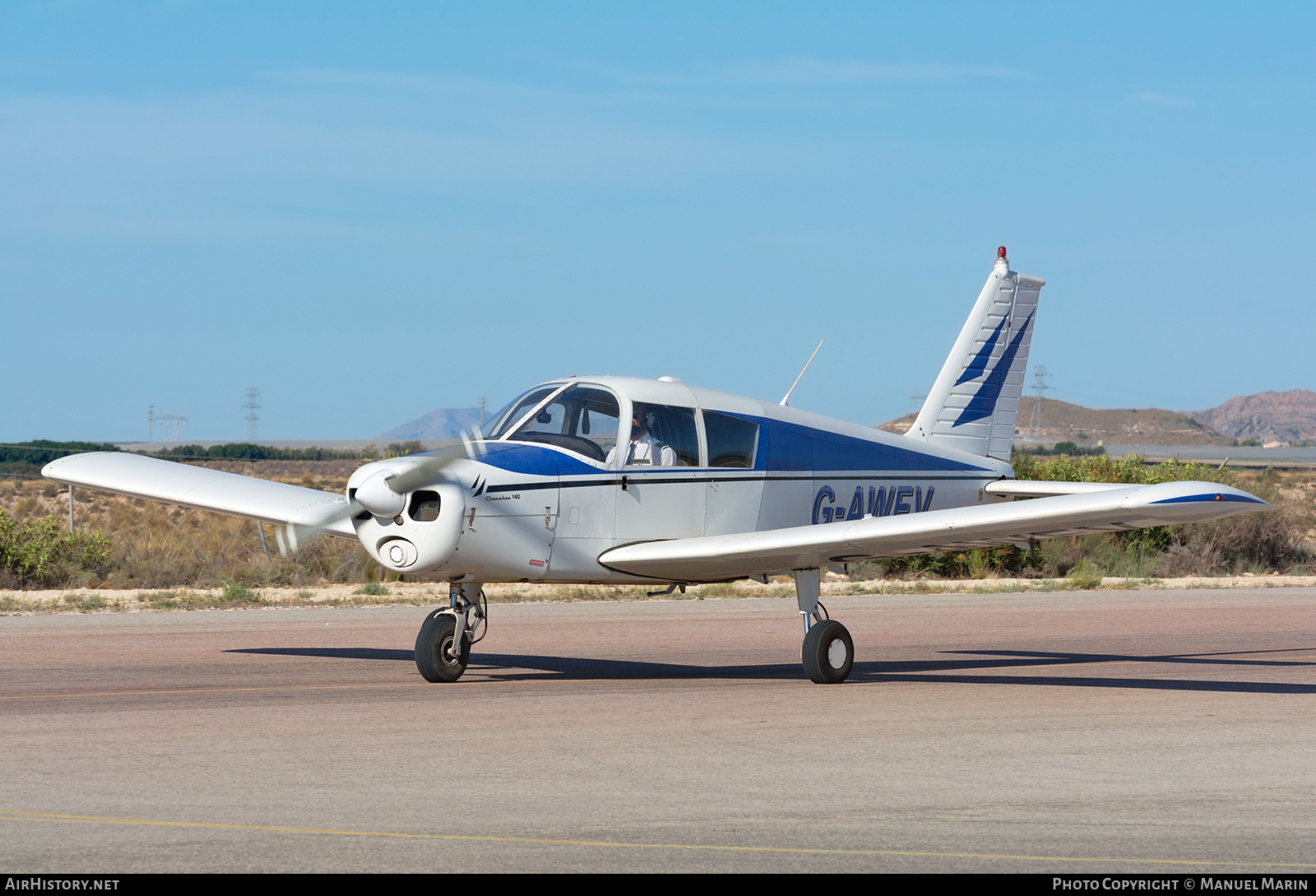 Aircraft Photo of G-AWEV | Piper PA-28-140 Cherokee | AirHistory.net #849977