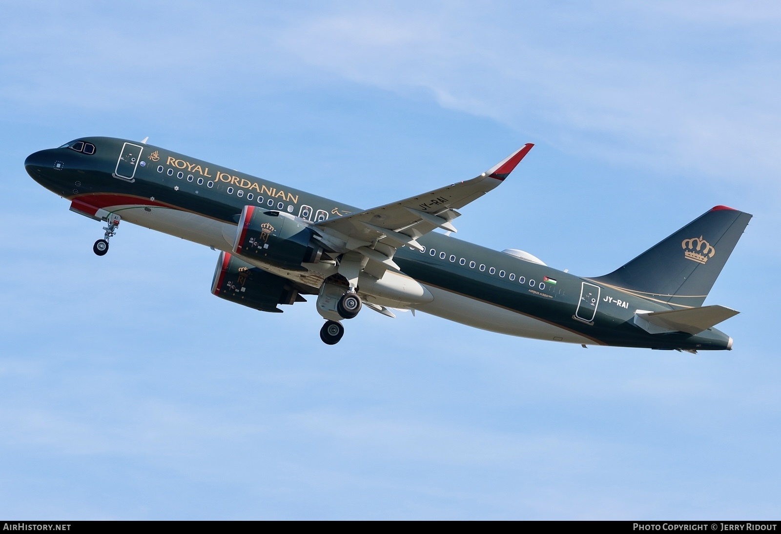Aircraft Photo of JY-RAI | Airbus A320-271N | Royal Jordanian Airlines | AirHistory.net #849993