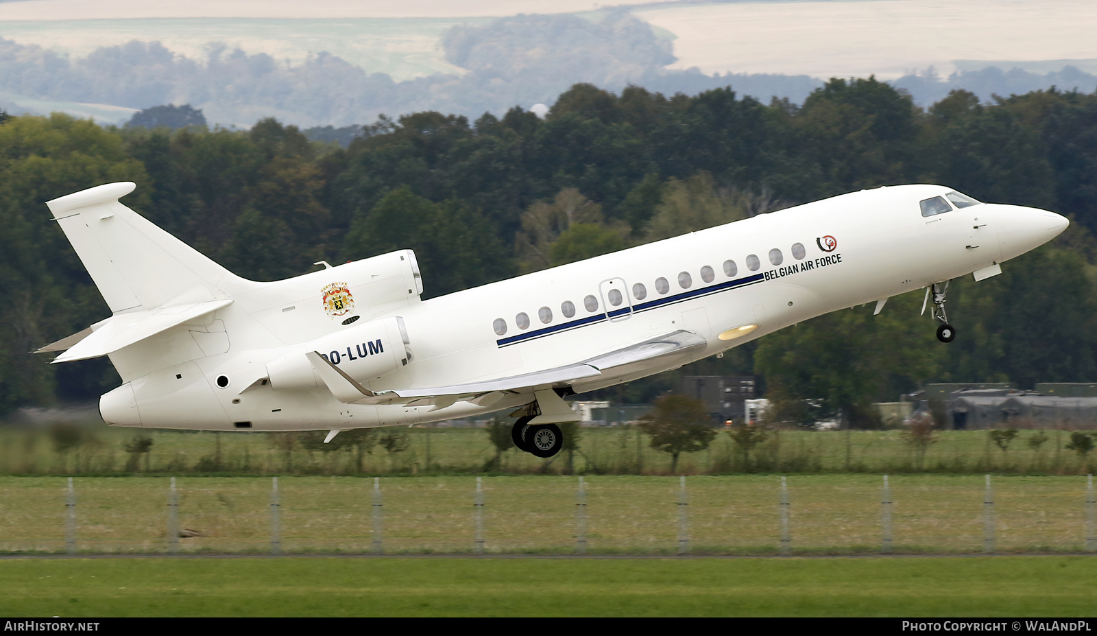Aircraft Photo of OO-LUM | Dassault Falcon 7X | Belgium - Air Force | AirHistory.net #849998