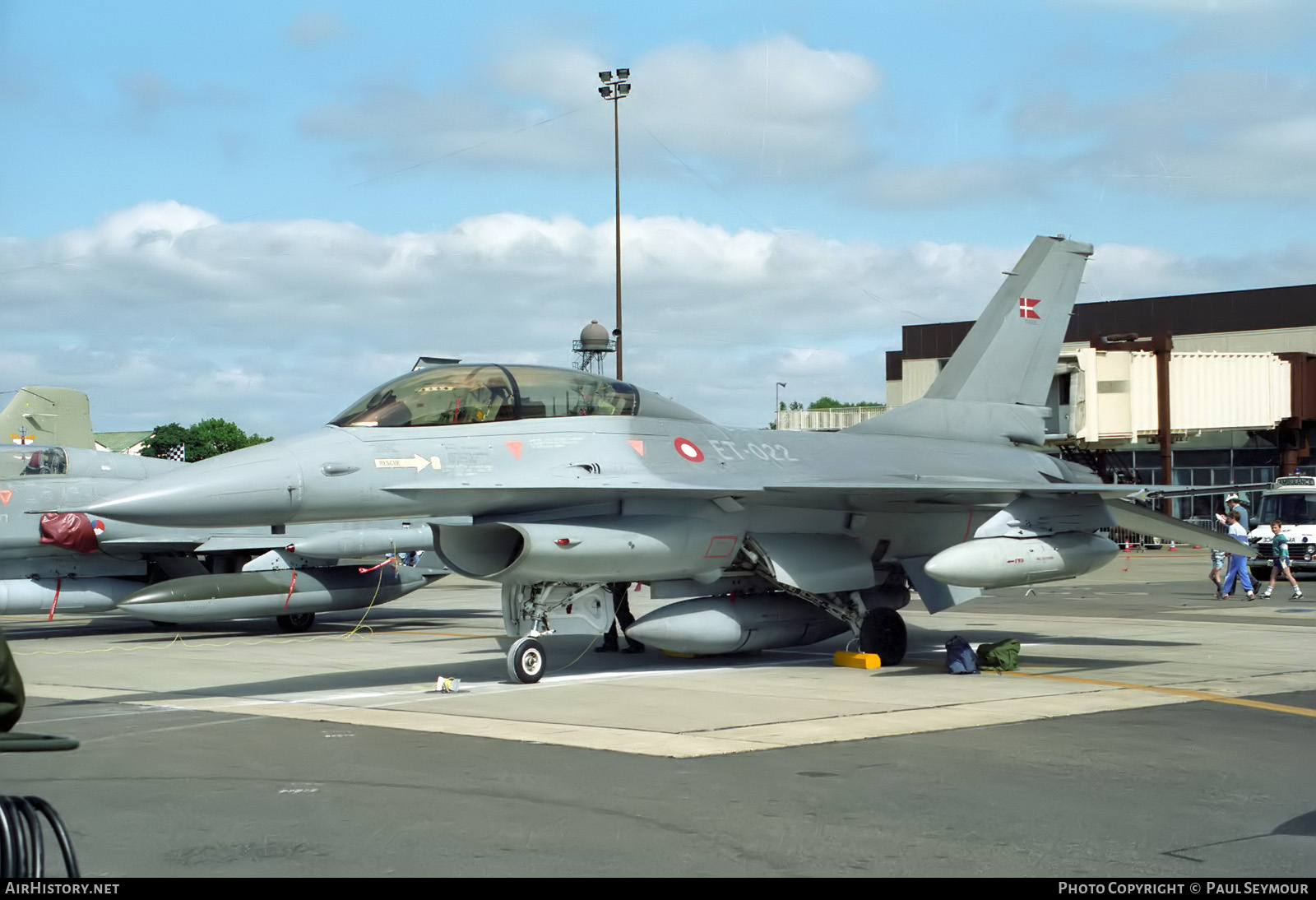 Aircraft Photo of ET-022 | General Dynamics F-16B Fighting Falcon | Denmark - Air Force | AirHistory.net #850011