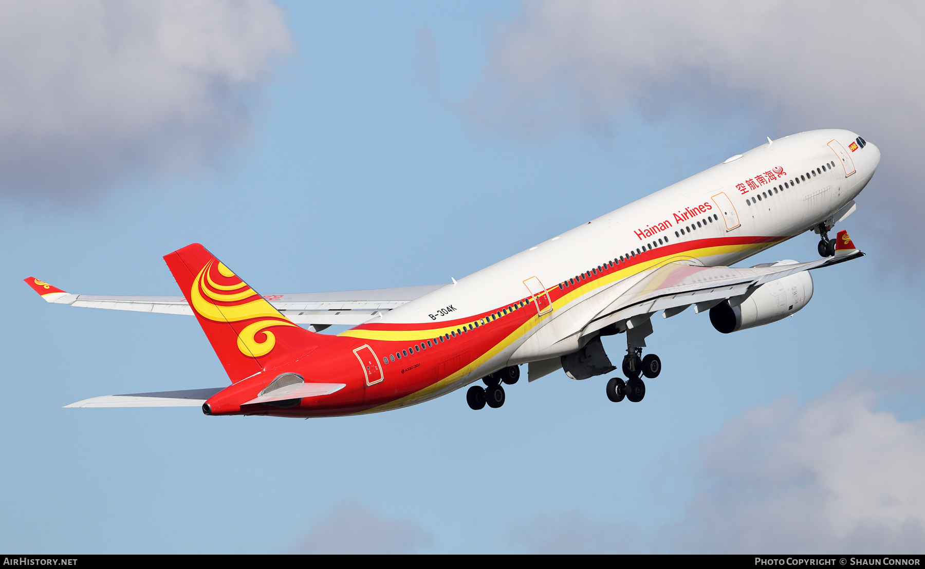 Aircraft Photo of B-304K | Airbus A330-343E | Hainan Airlines | AirHistory.net #850035