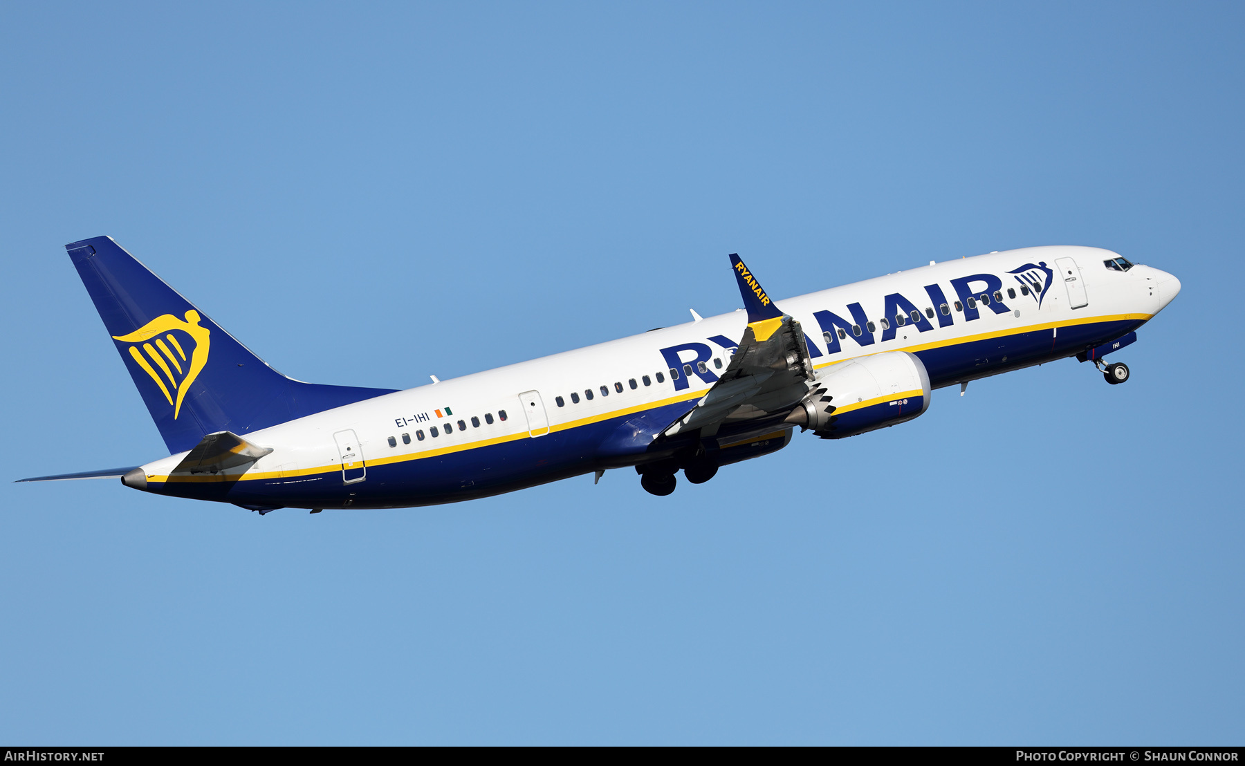 Aircraft Photo of EI-IHI | Boeing 737-8200 Max 200 | Ryanair | AirHistory.net #850041