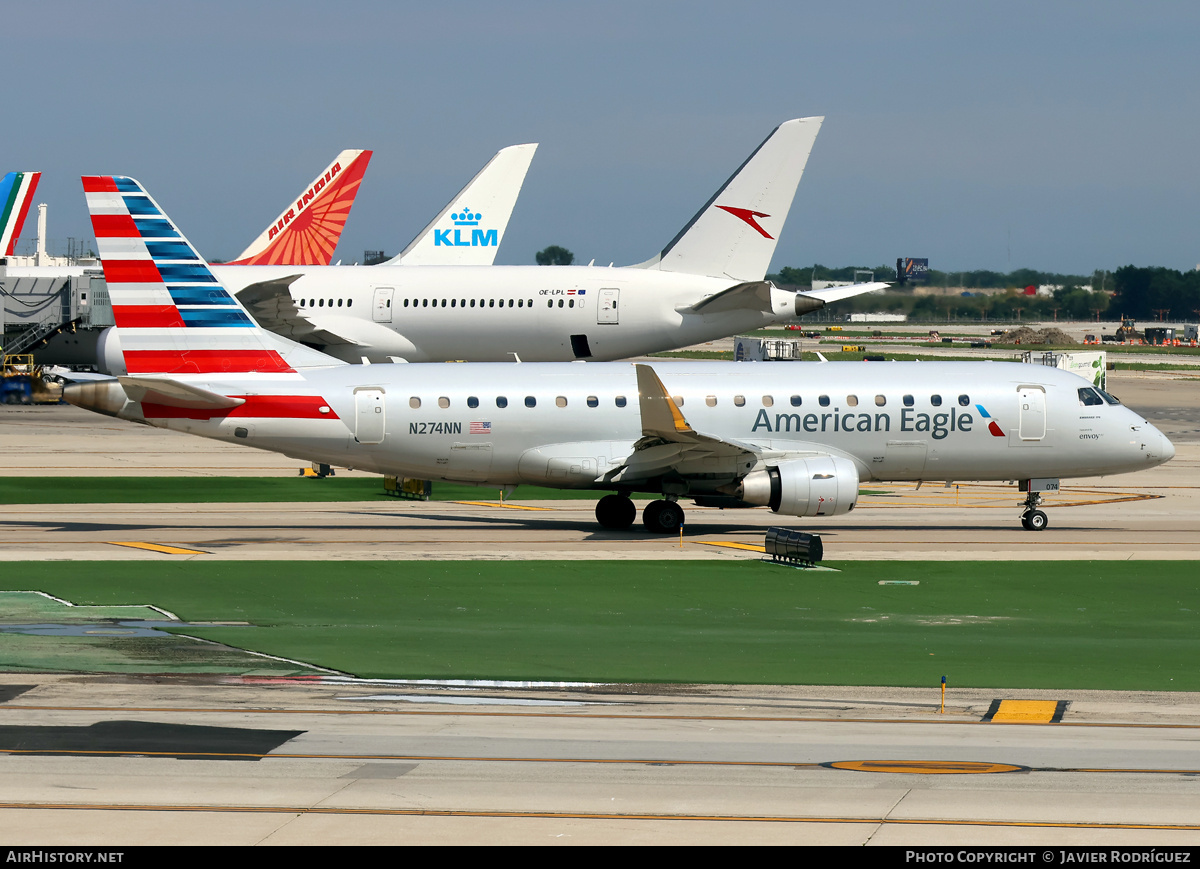 Aircraft Photo of N274NN | Embraer 175LR (ERJ-170-200LR) | American Eagle | AirHistory.net #850056