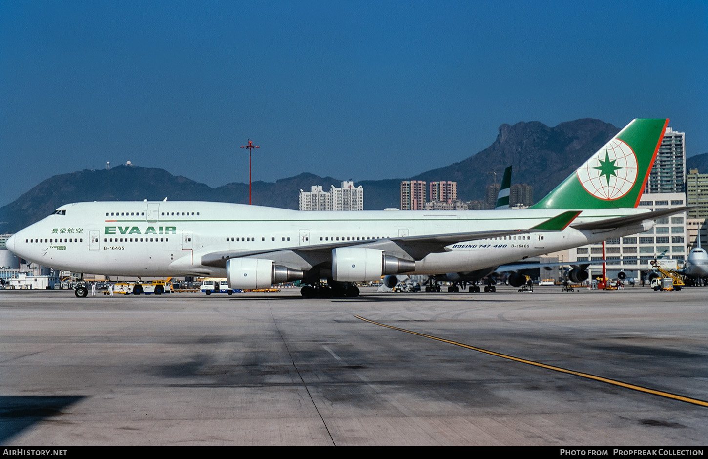 Aircraft Photo of B-16465 | Boeing 747-45EM | EVA Air | AirHistory.net #850081