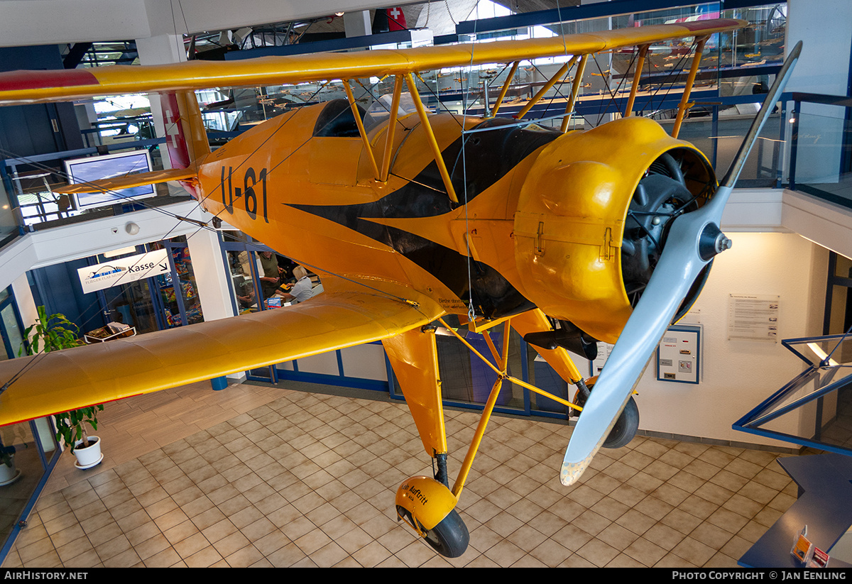 Aircraft Photo of U-61 | Bücker Bü 133C Jungmeister | Switzerland - Air Force | AirHistory.net #850139