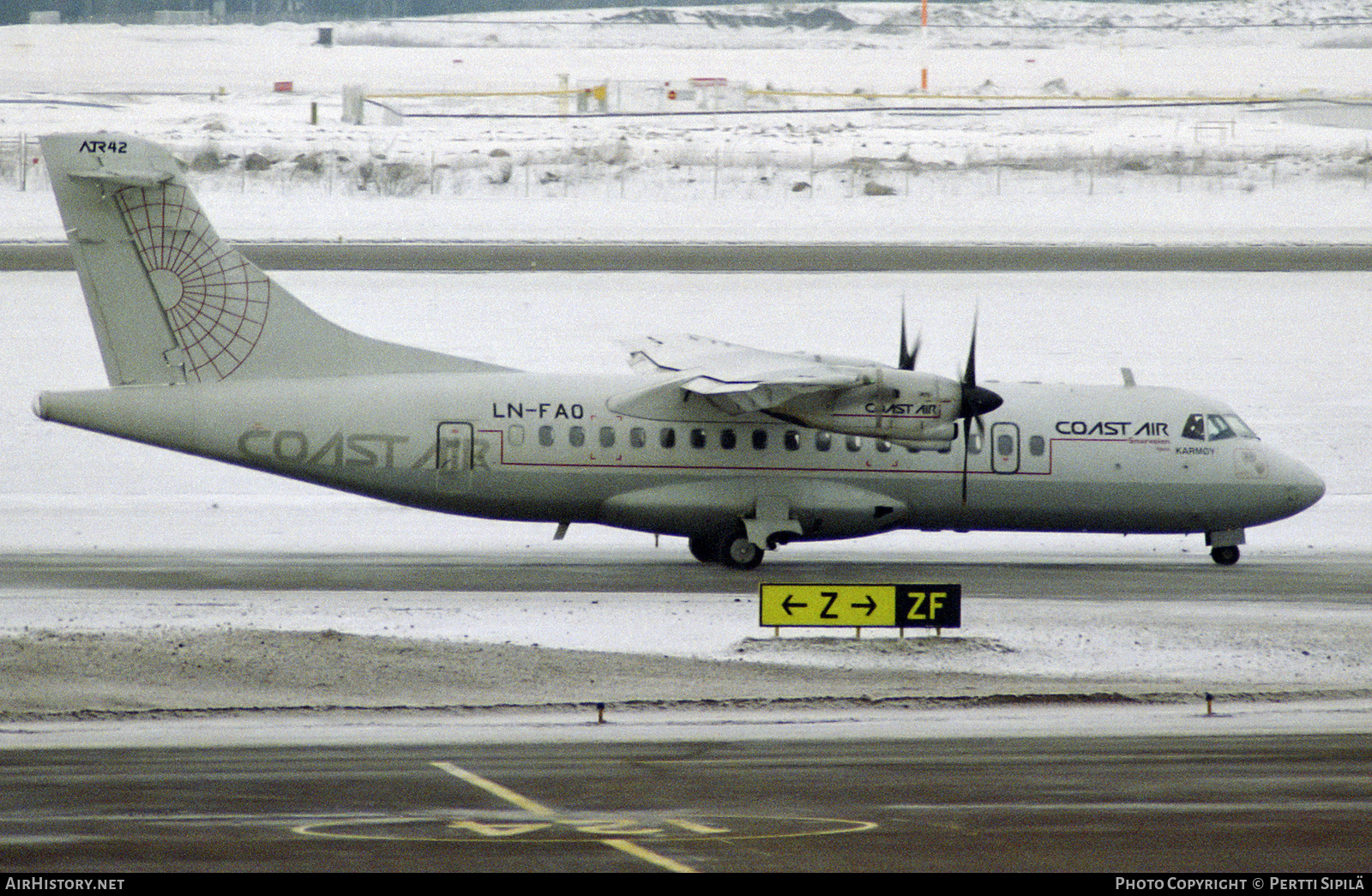 Aircraft Photo of LN-FAO | ATR ATR-42-300 | Coast Air | AirHistory.net #850142