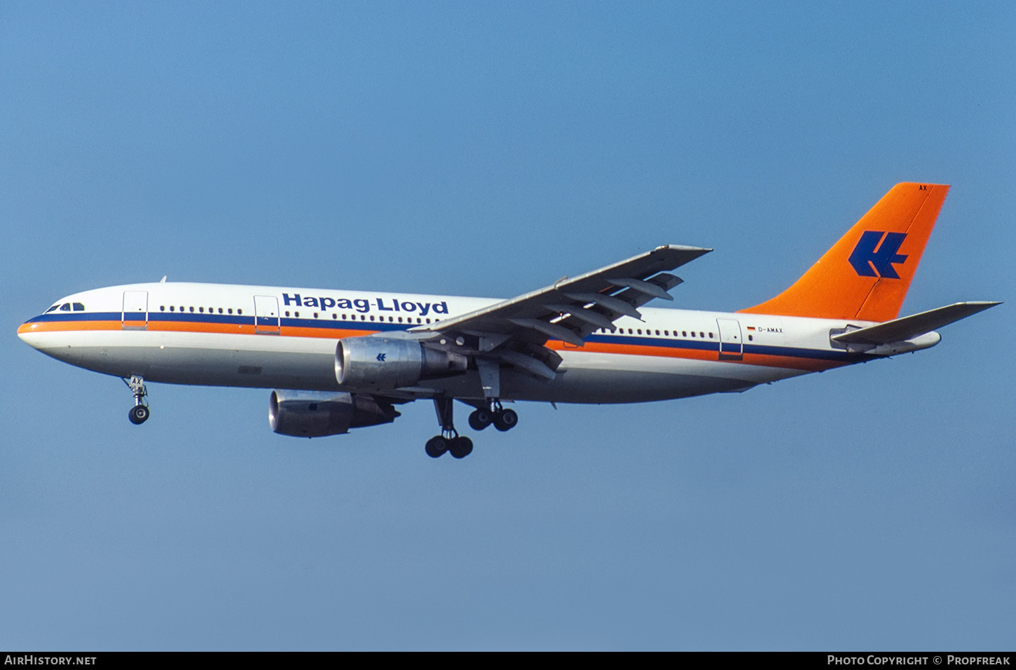 Aircraft Photo of D-AMAX | Airbus A300B4-203 | Hapag-Lloyd | AirHistory.net #850148