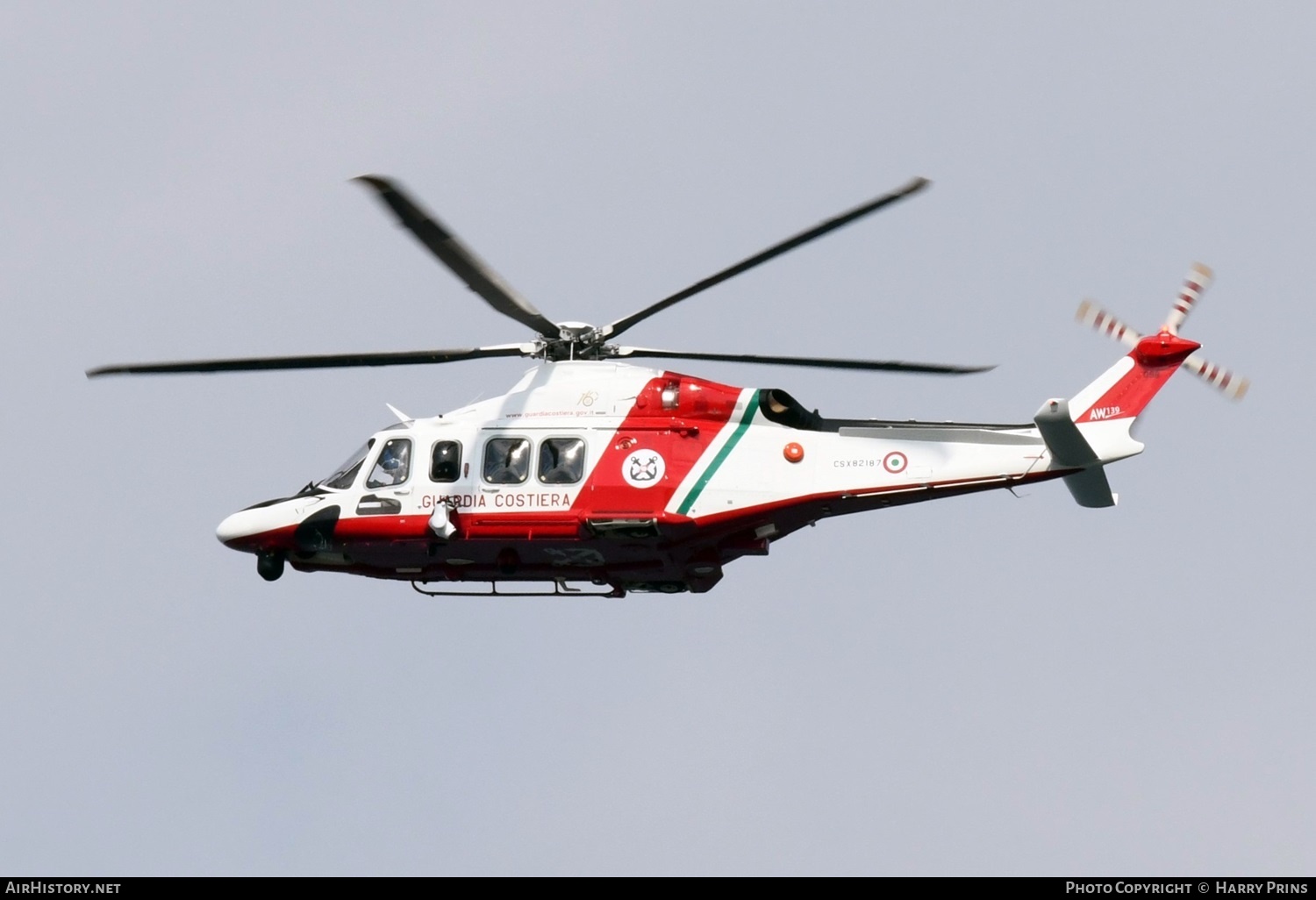 Aircraft Photo of CSX82187 | Leonardo AW-139 | Italy - Guardia Costiera | AirHistory.net #850155