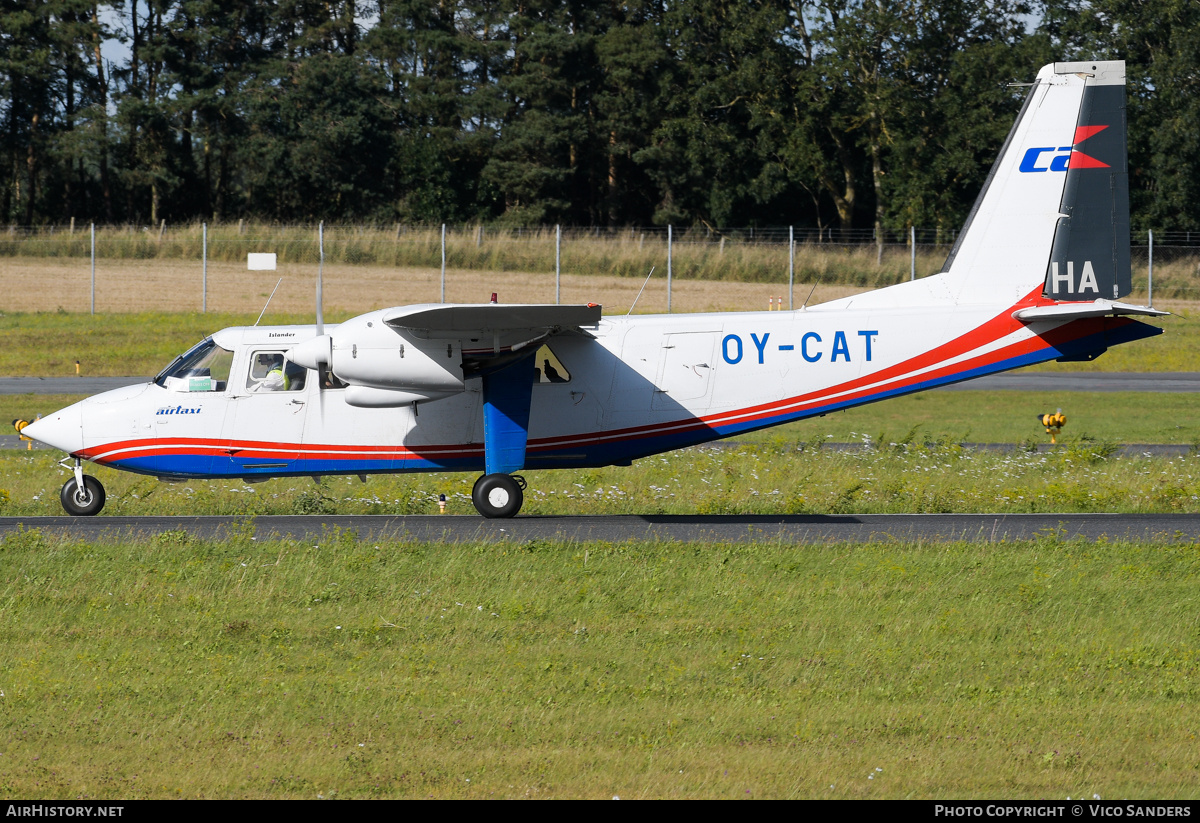 Aircraft Photo of OY-CAT | Britten-Norman BN-2A-26 Islander | CAT - Copenhagen AirTaxi | AirHistory.net #850160