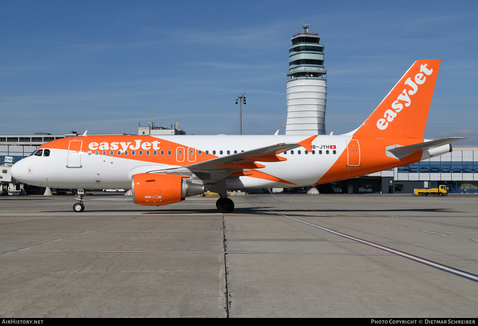 Aircraft Photo of HB-JYH | Airbus A319-111 | EasyJet | AirHistory.net #850164