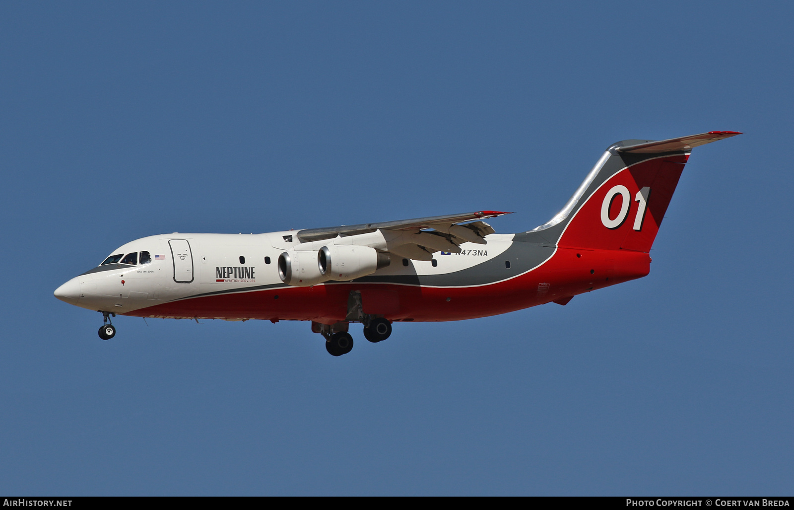 Aircraft Photo of N473NA | British Aerospace BAe-146-200 | Neptune Aviation Services | AirHistory.net #850184