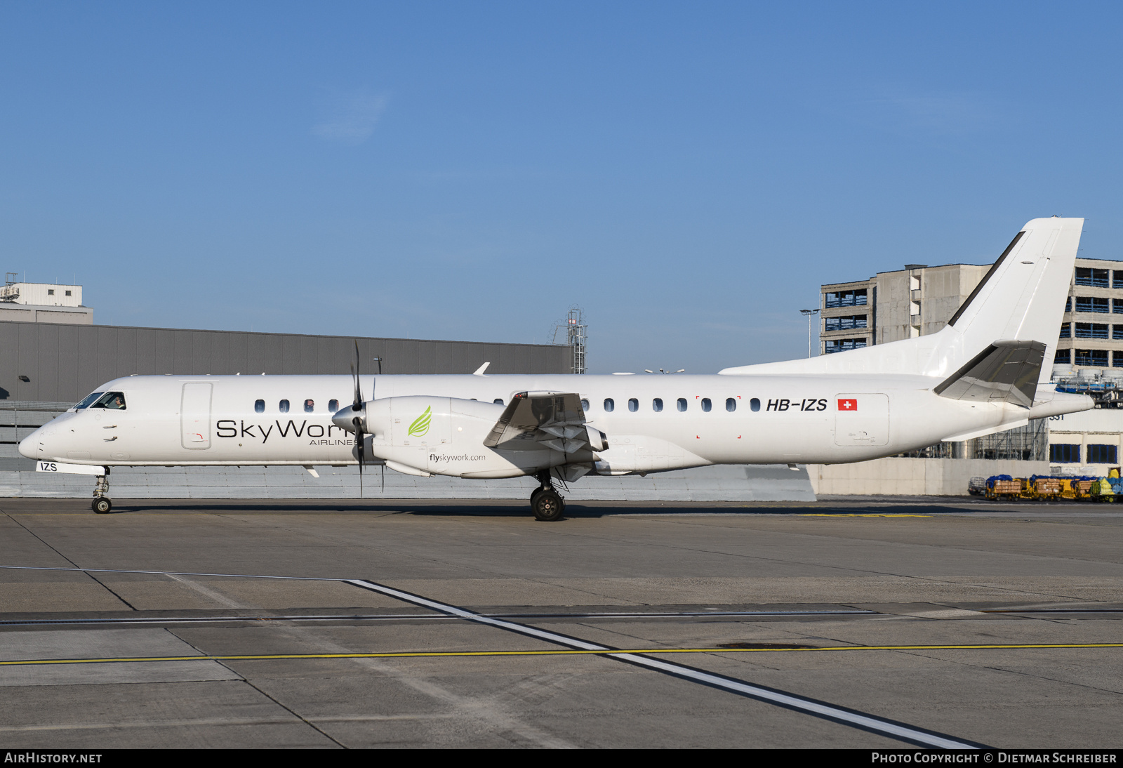 Aircraft Photo of HB-IZS | Saab 2000 | SkyWork Airlines | AirHistory.net #850190