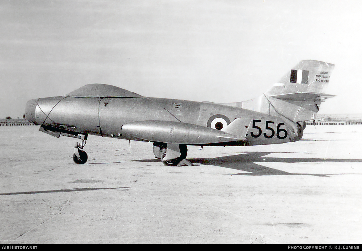 Aircraft Photo of IC556 | Dassault MD-450 Ouragan | India - Air Force | AirHistory.net #850194