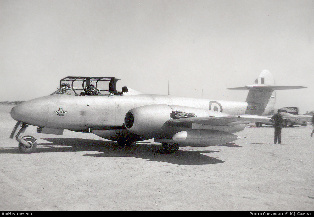 Aircraft Photo of WA596 | Gloster Meteor T7 | UK - Air Force | AirHistory.net #850213