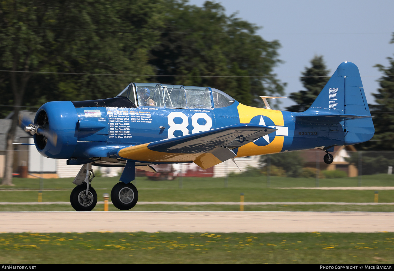 Aircraft Photo of N3272G | North American SNJ-5 Texan | USA - Navy | AirHistory.net #850241