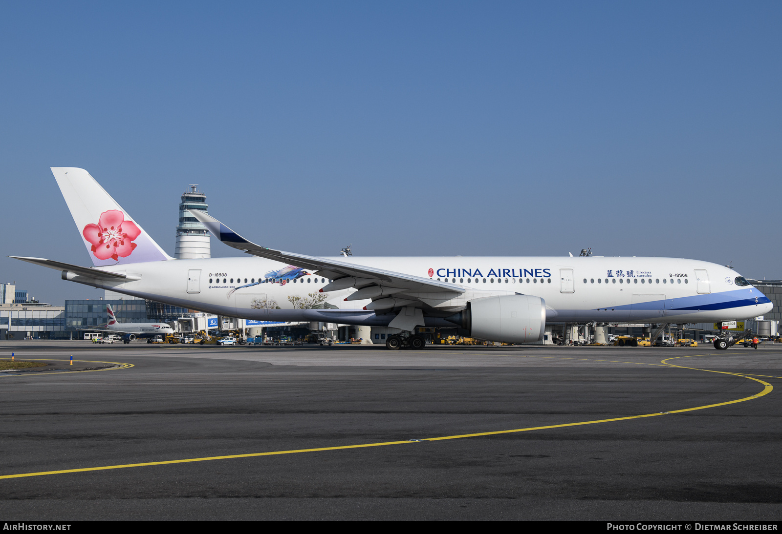 Aircraft Photo of B-18908 | Airbus A350-941 | China Airlines | AirHistory.net #850251