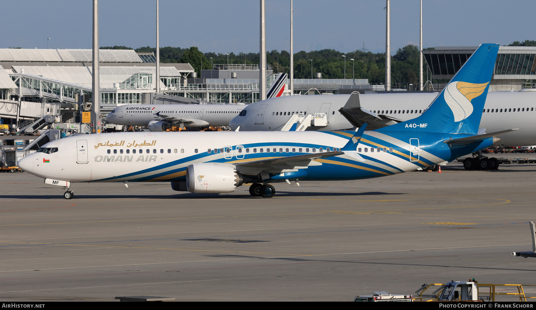 Aircraft Photo of A4O-MF | Boeing 737-8 Max 8 | Oman Air | AirHistory.net #850258