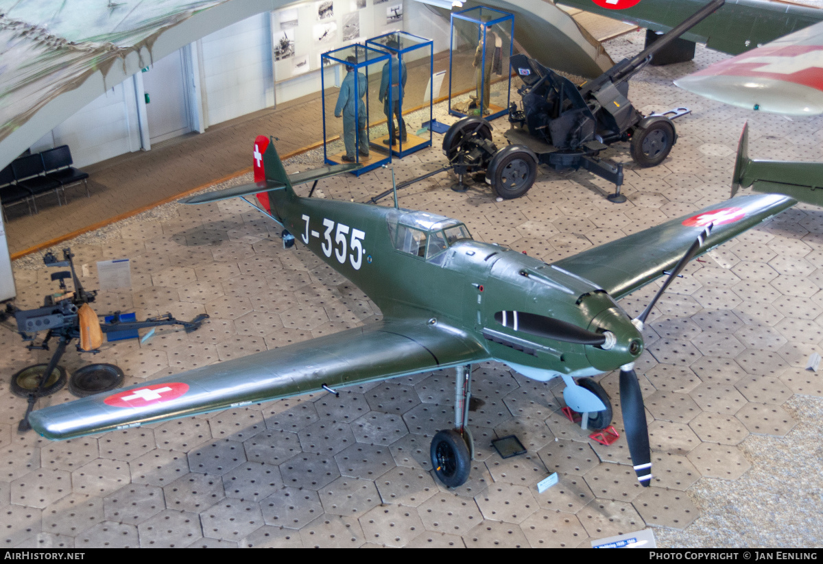 Aircraft Photo of J-355 | Messerschmitt Bf-109E-3a | Switzerland - Air Force | AirHistory.net #850272