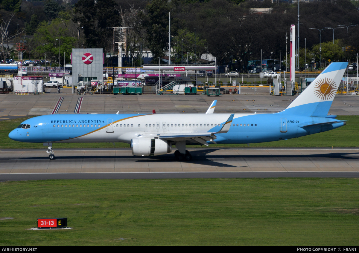 Aircraft Photo of ARG-01 | Boeing 757-256 | Argentina - Air Force | AirHistory.net #850280