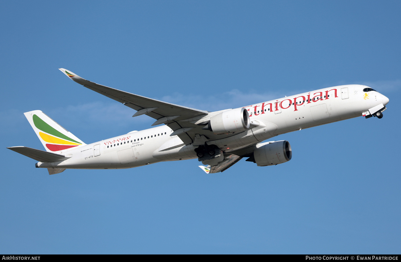 Aircraft Photo of ET-ATQ | Airbus A350-941 | Ethiopian Airlines | AirHistory.net #850285