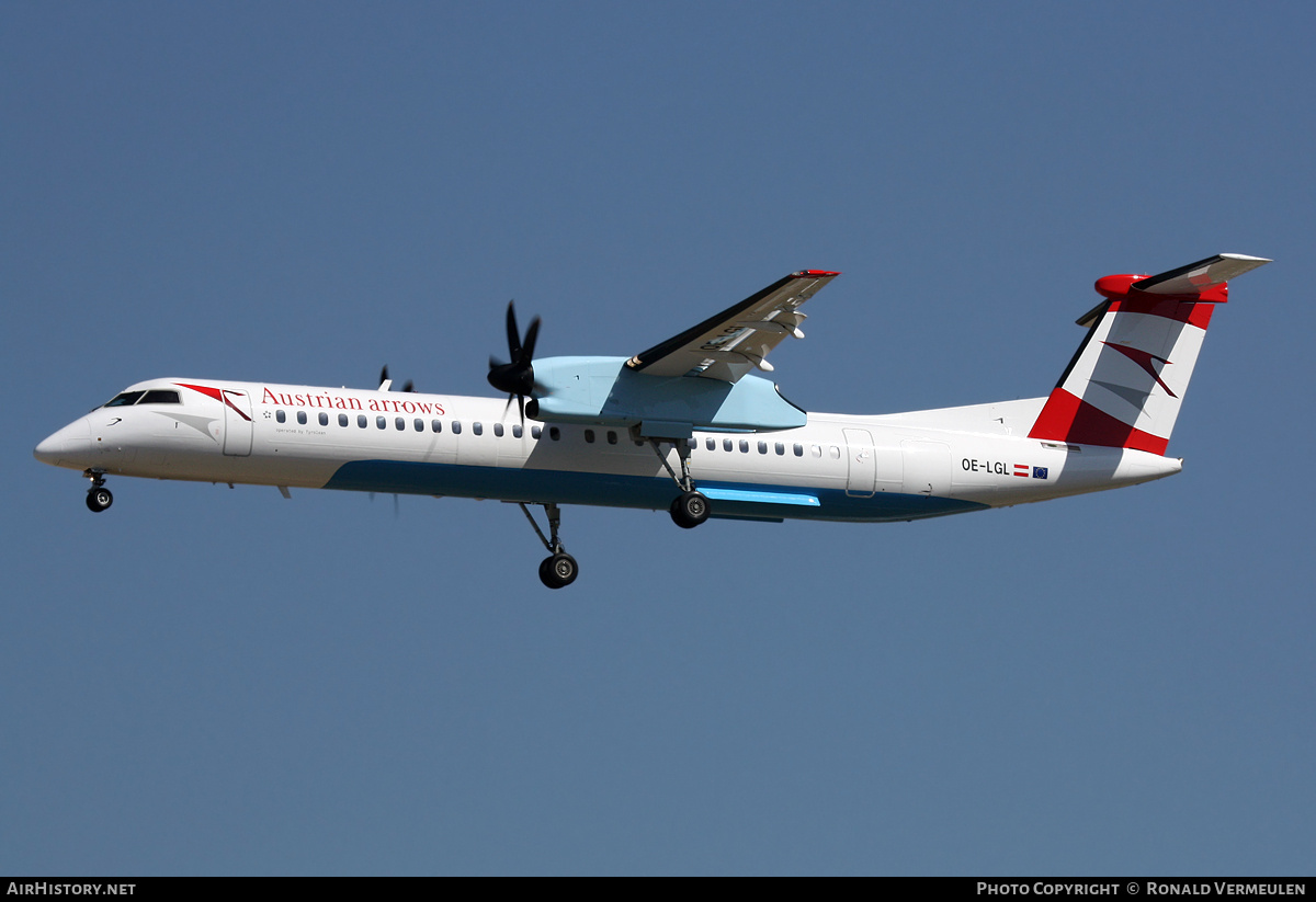 Aircraft Photo of OE-LGL | Bombardier DHC-8-402 Dash 8 | Austrian Airlines | AirHistory.net #850344